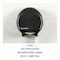 Boardwalk Single Jumbo Toilet Tissue Dispenser, 11 x 12 1/4, Black R2000BKBW - alternate 4